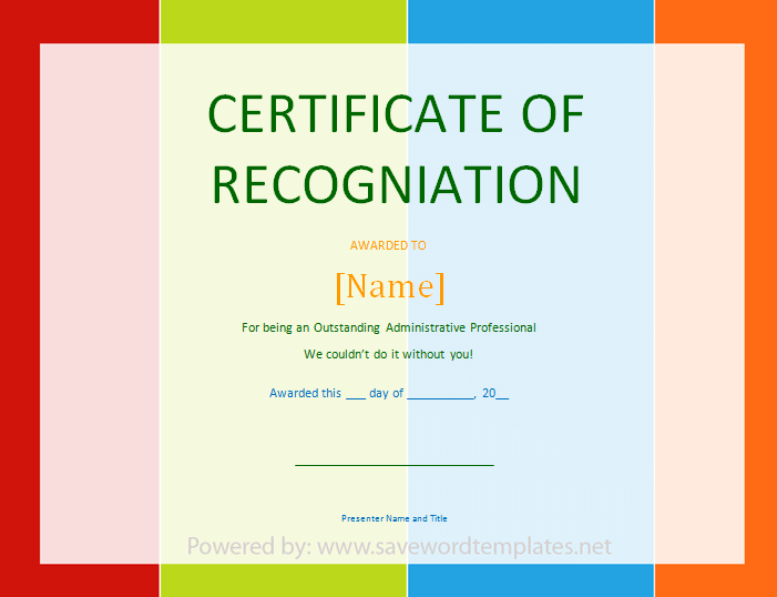 Certificate-of-Recognition