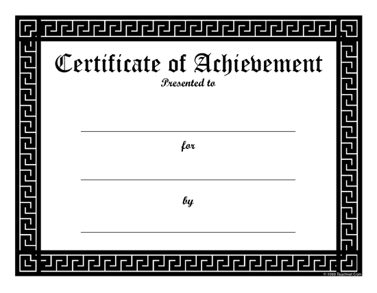 download-student Certificate awards printable