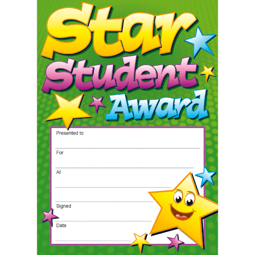 student-pdf-student Certificate awards printable