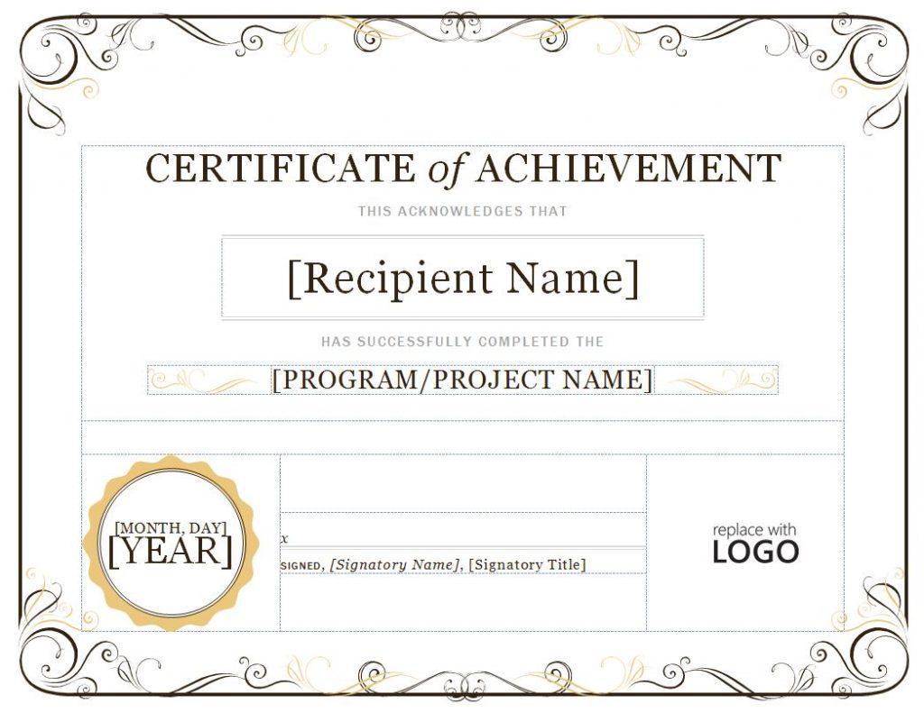 Certificate-of-Achievement-word