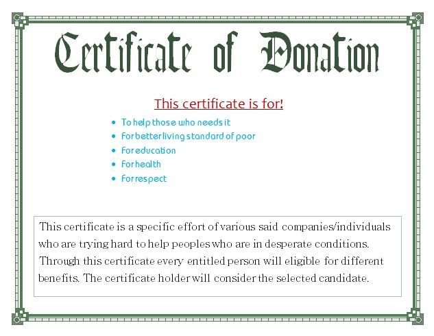 Donation-Certificate-Template