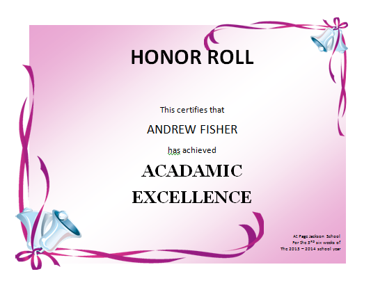 Honor-Roll-docs-Blank-Certificate-of-Honor-template-Certificate-Template