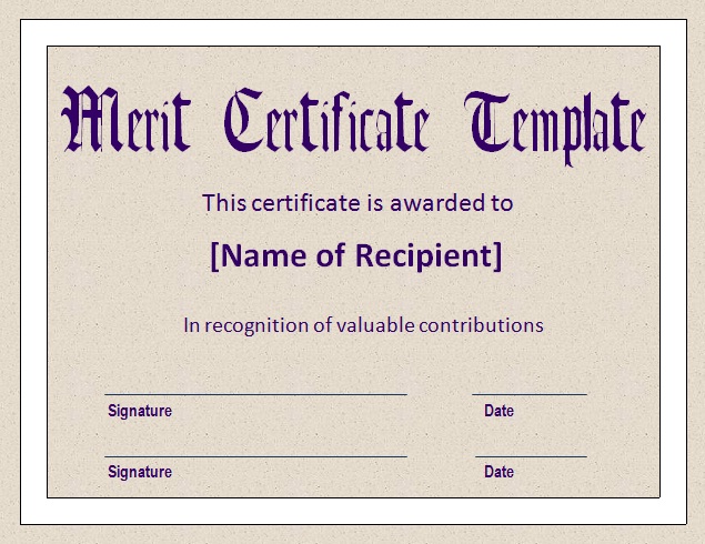 Merit-Certificate-Template