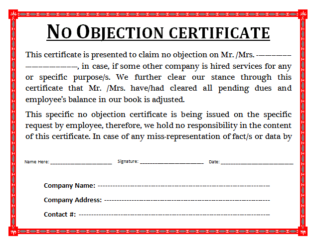 No-Obection-Certificate-template-red