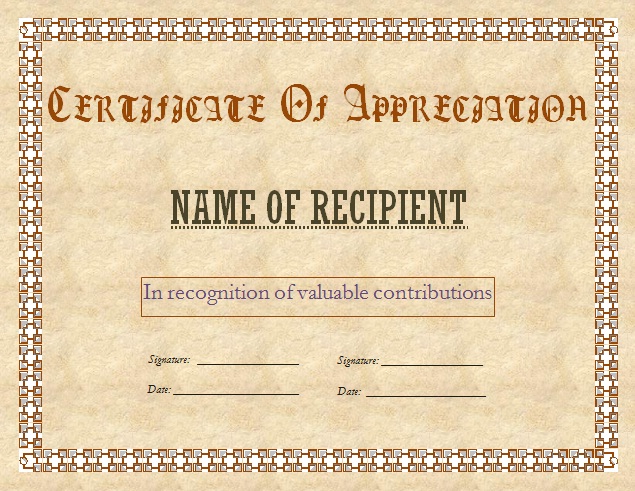 designed-certificate-templates-Appreciation