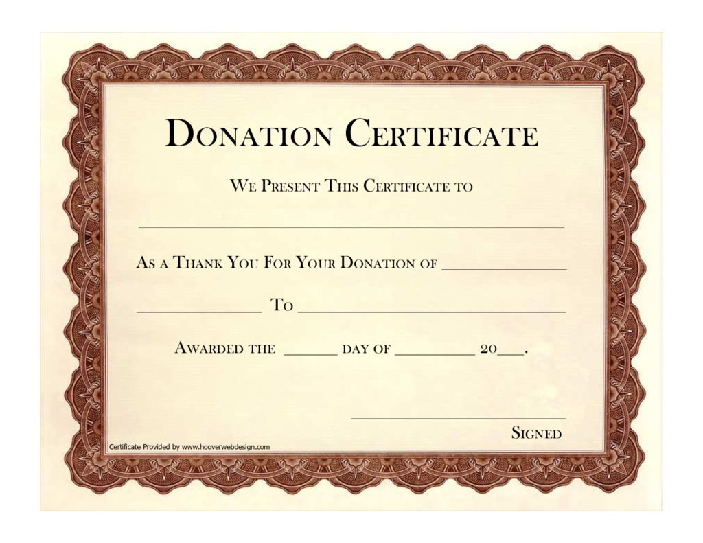 free-new-templates-Donation-Certificate-Template