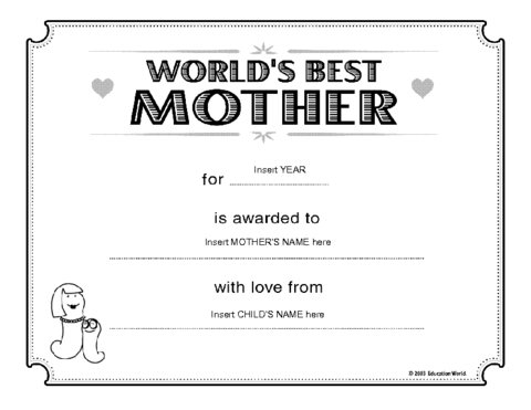 mother-july-award-certificates-templates