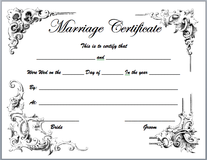 Marriage-Certificate-Template