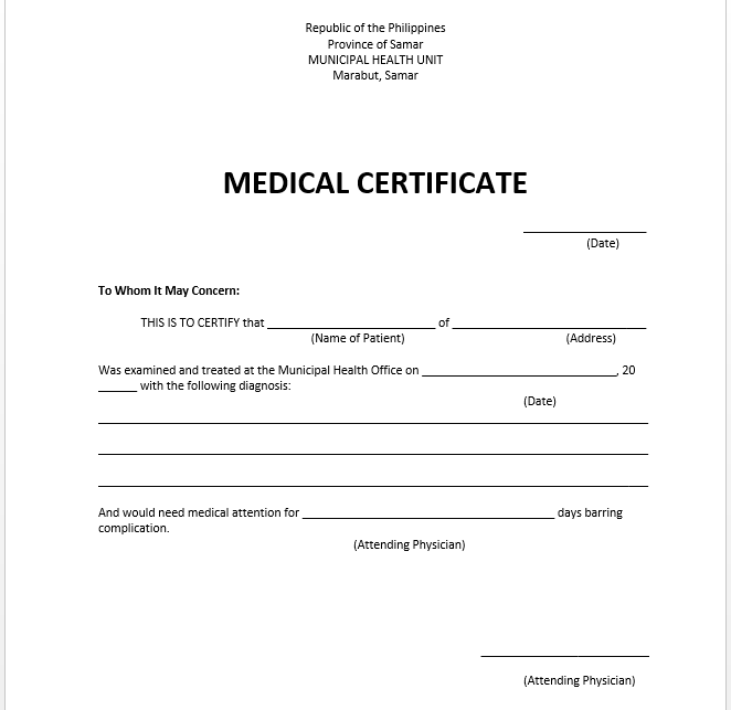 Medical-Certificate-Template
