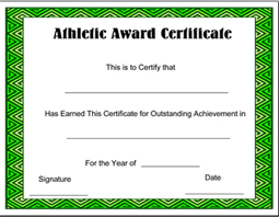 blank-Sports-Certificate-Template