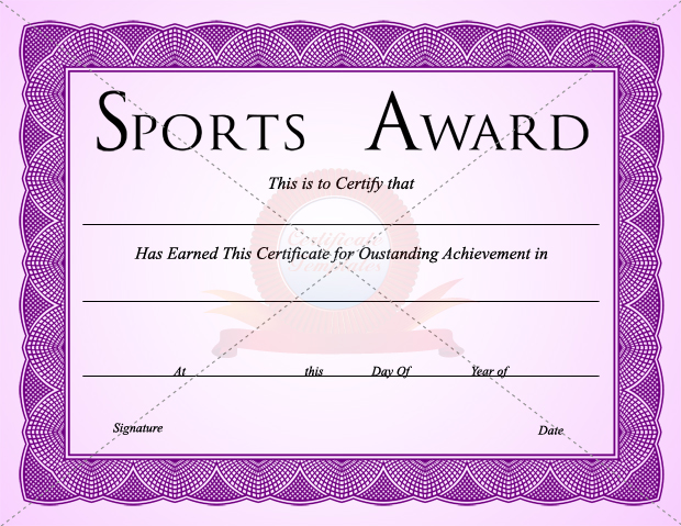 purple-Sports-Certificate-Templates