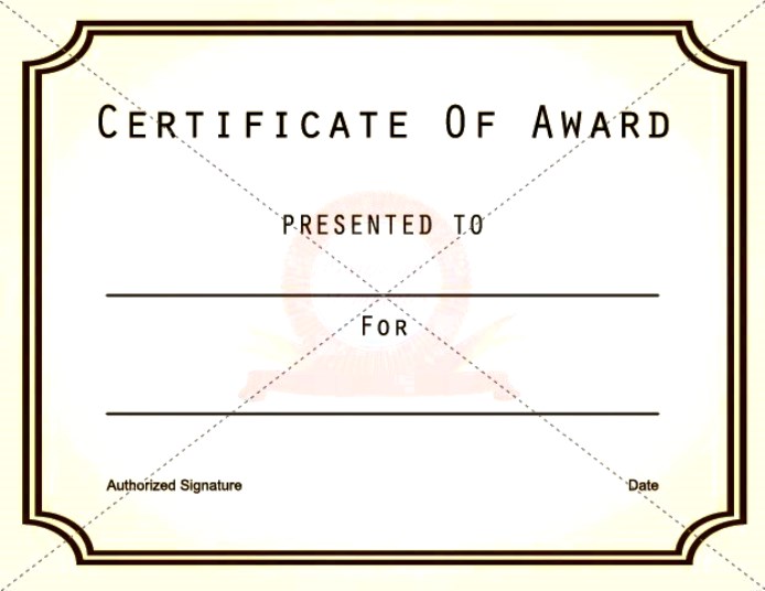 Free Award Certificate Template Word from www.certificatestemplate.com