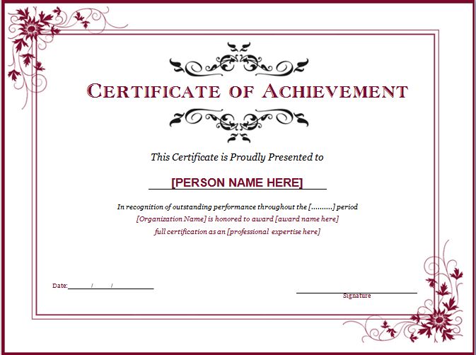 word-achievement-award-certificate-template-pdf