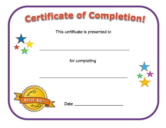 blank-certificate-of-completion-template