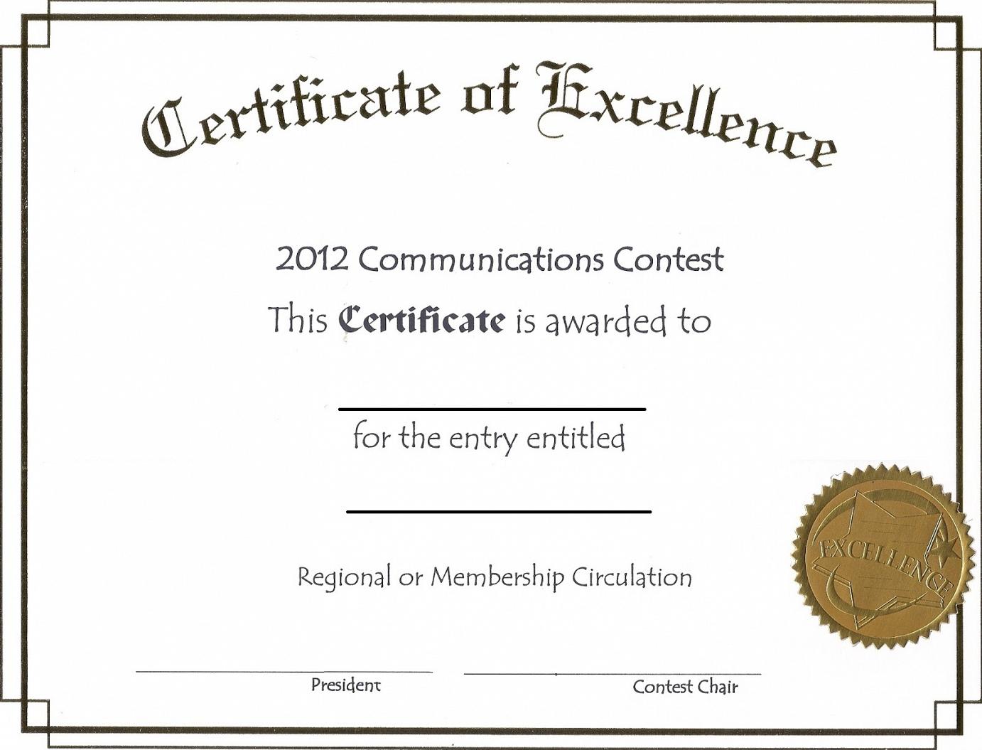 Free Printable Business Certificates - PRINTABLE UDLVIRTUAL With Blank Award Certificate Templates Word