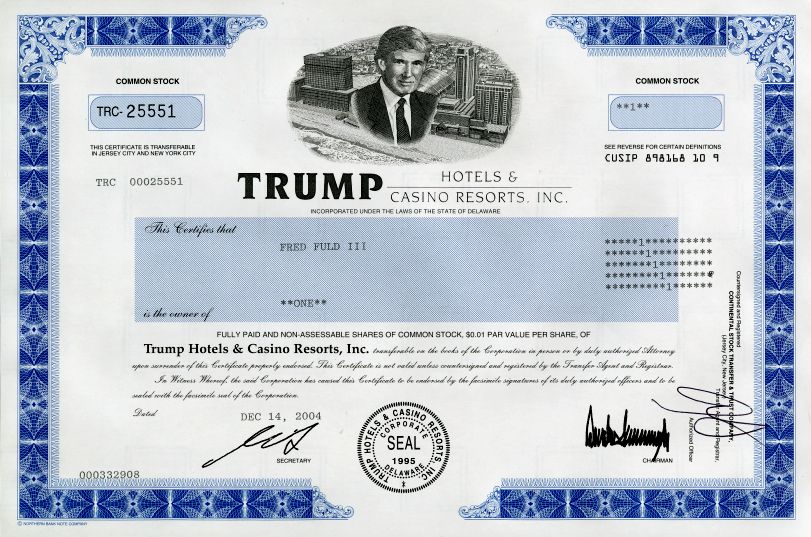 trump-hotels-donald-trump-stock-certificate