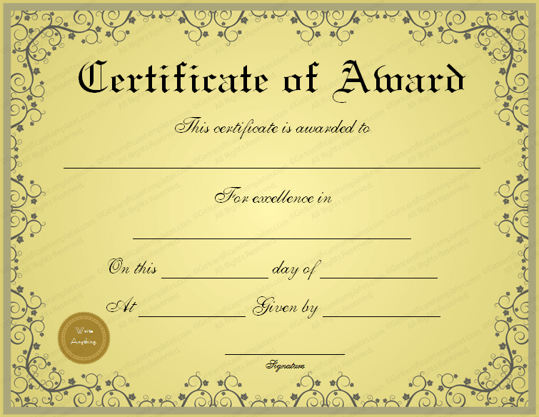 Golden-Formal-Award-Certificate-Template-Preview-vector