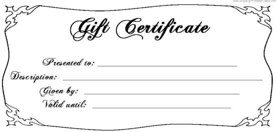 Gift Certificate Template For Word from www.certificatestemplate.com