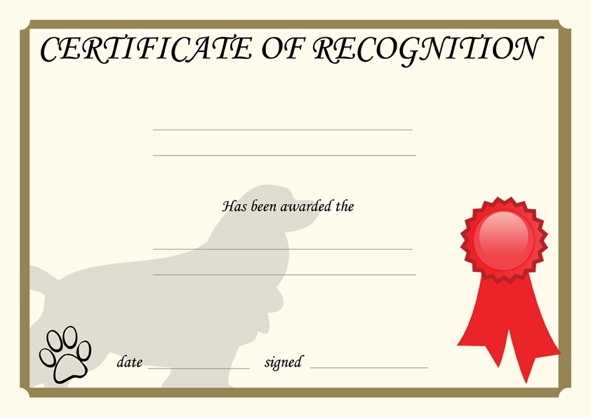 dogs-awards-ribbon-design-template-certificate