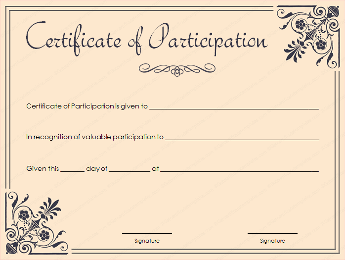 formal-Coral-Certificate-of-Participation-Template