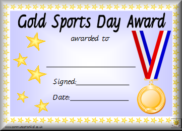 medal-Sports-Certificate Templates