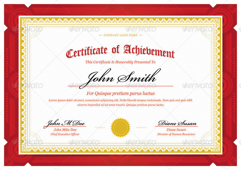 ribbon-design-template-certificate-red-landscape