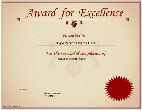 Excellence-Award-Certificate