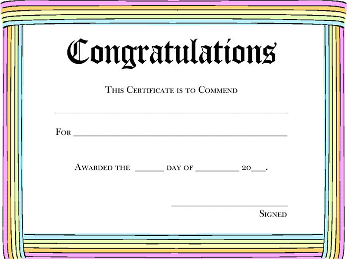 Rainbow-Congratulations-Award-Template