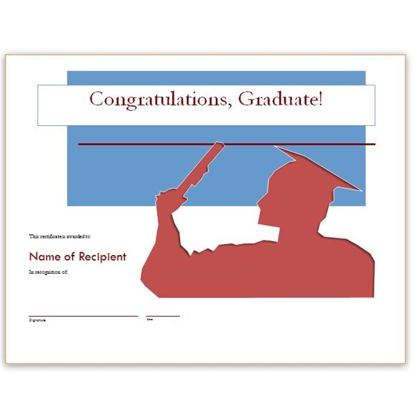 congrats-Graduation Certificates