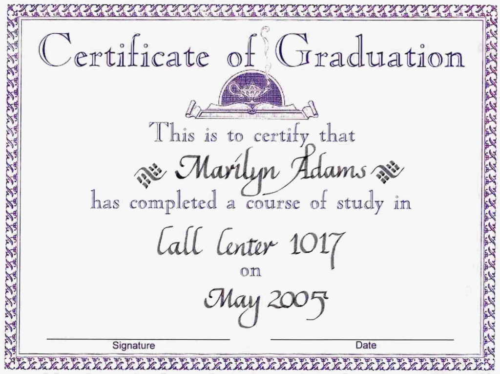 purple-Graduation Certificates
