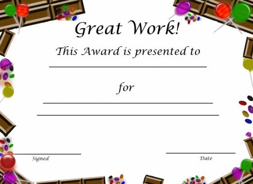 Free Printable Award Certificate for Kids-pdf