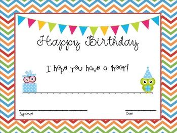 pdf-Special Certificates - Happy Birthday Certificate Template