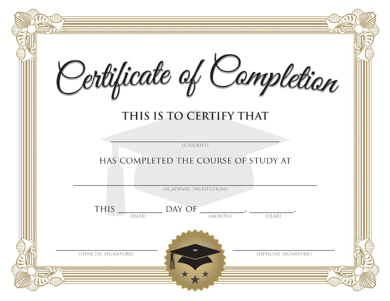 Certificate-of-Completion-Graduation
