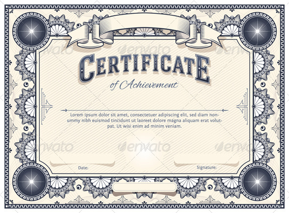 Certificate Template  Vectors