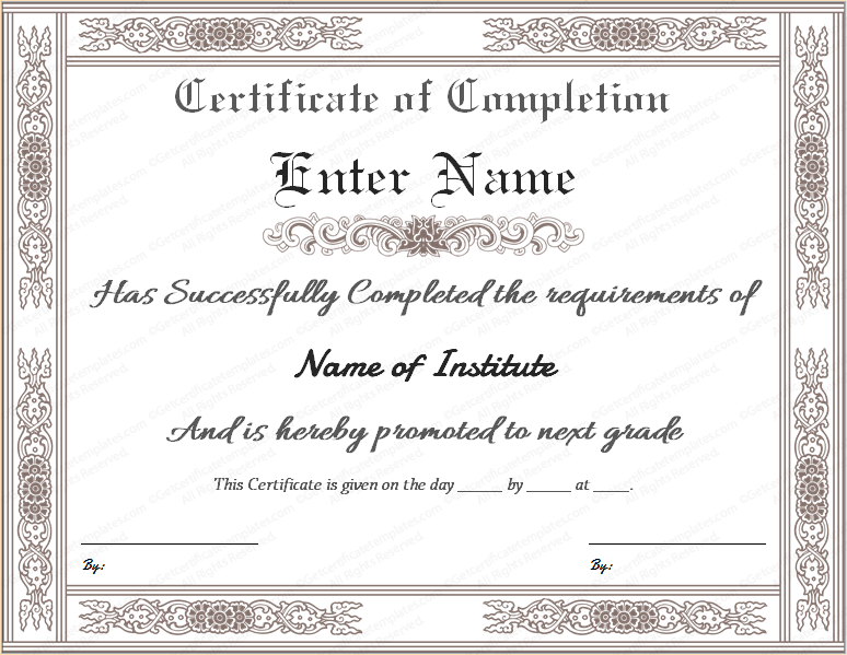 certificate-templates-free-printable-blank-certificate-of-completion-template-pdf