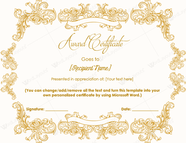 printable-m-word-Award-Certificate-Template