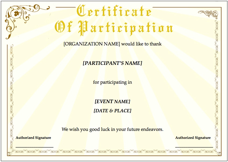 training_certificate Template