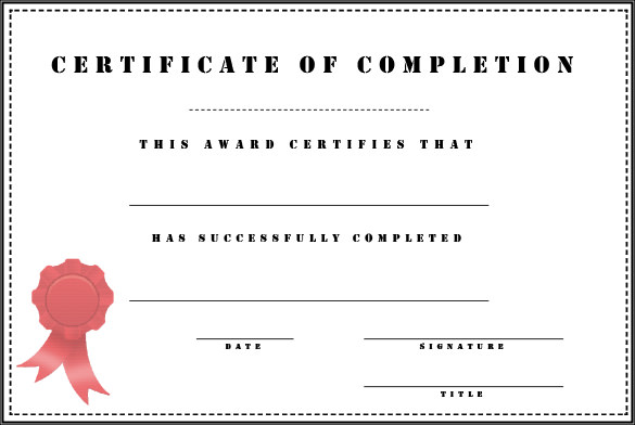 work-completion-certificate-template-redseal