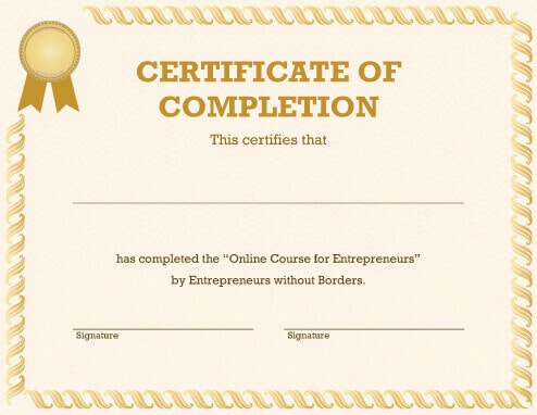 generic-certificate-of-completion-