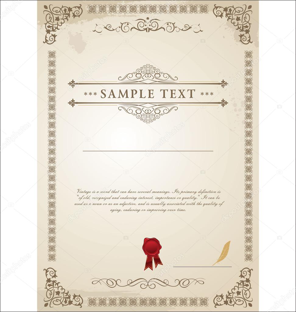 blank-red-medical-certificate-stock-illustration-certificate-template