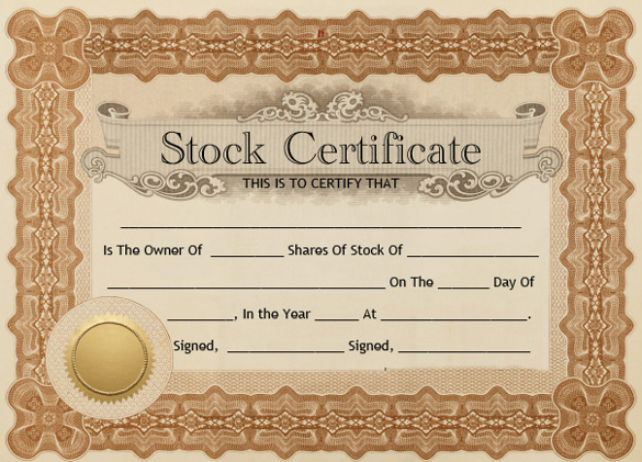 stock-certificate-template-sample-in-brown-printable