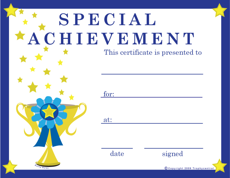 blue-border-professional-Achievement-Certificate-template