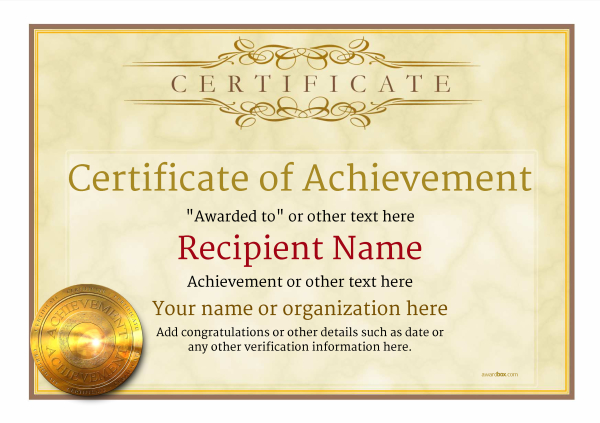 border-professional-Achievement-Certificate-template-business