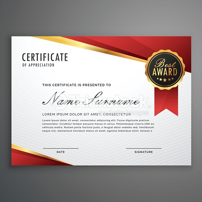creative-certificate-of-appreciation-award-template-in-red-and-golden-design