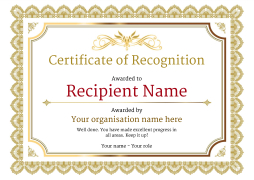 yellow-certificate-of-recognition-template