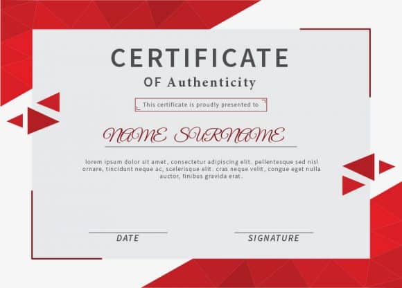 certificate-of-authenticity-red-free-editable-template