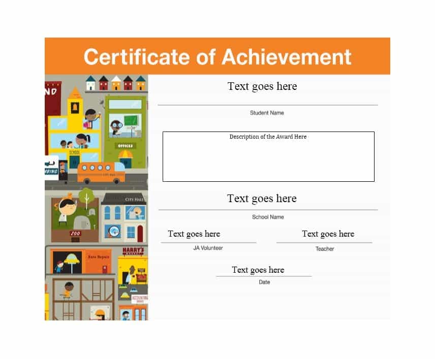 certificate-of-achievement-template-orange-doc-template-pdf-psd