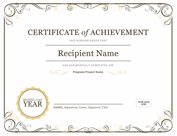certificate-of-achievement-template-for-the-year-gold-seal-ms-word