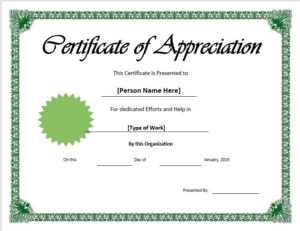 Appreciation-Certificate-certificate of recognition